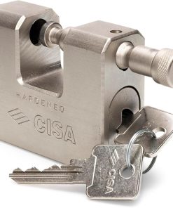 CISA Lucchetto rettangolare monoblocco Carbonit mm 84x36x1